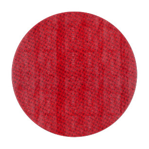 Tabla De Cortar Textura vibrante de tela roja