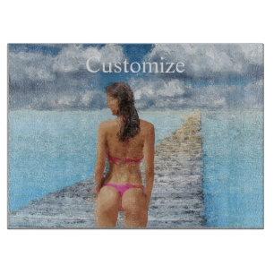 Tabla De Cortar Thunder_Cove, Chica de bikini