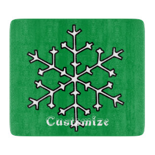 Tabla De Cortar Thunder_Cove de copo de nieve