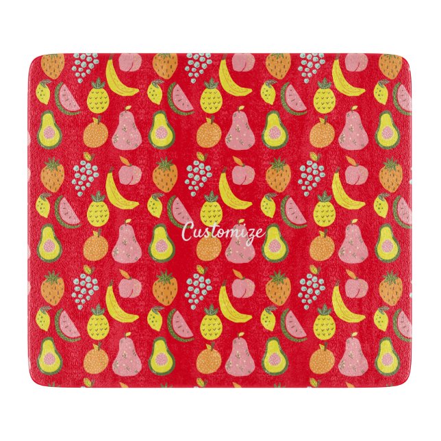 Tabla De Cortar Thunder_Cove de la colección de frutas variadas (Anverso)