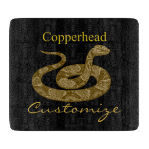 Tabla De Cortar Thunder_Cove de serpiente de copo enrollado