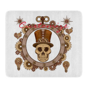 Tabla De Cortar Thunder_Cove del cráneo de sombrero superior del t