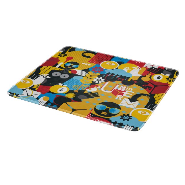 Tabla De Cortar Tiempo de verano (Borde)