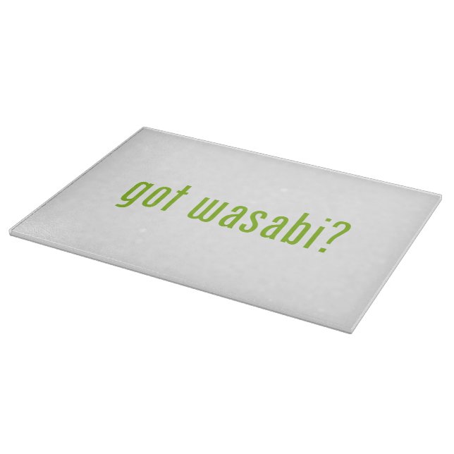 Tabla De Cortar ¿tiene wasabi? (Borde)