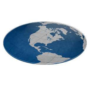 Tabla De Cortar Tierra hermosa y única y el mundo