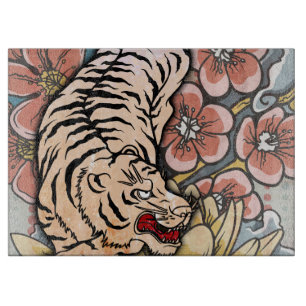 Tabla De Cortar Tigre blanco