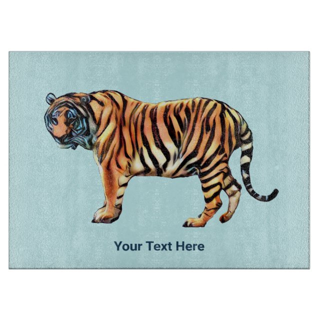 Tabla De Cortar Tigre de Siberia (Anverso)