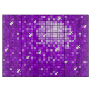 Tabla De Cortar Tiles Disco Púrpura