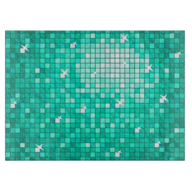 Tabla De Cortar Tiles Tiles Aqua Tableta (Anverso)