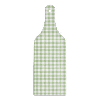 Tabla De Cortar Tiny Sage and White Gingham