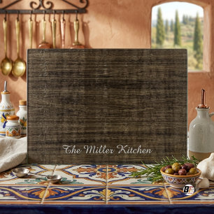 Tabla De Cortar Tipografía de Madera Falsa de Cocina Familiar Marr