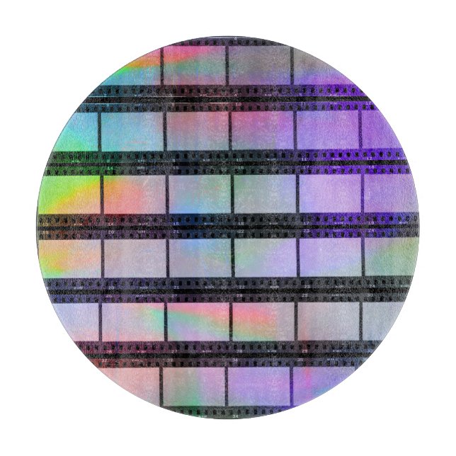 Tabla De Cortar Tiras de película de 35 mm: efectos de luz del esc (Anverso)