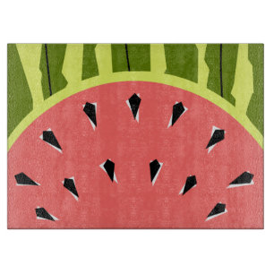 Tabla De Cortar Tiras de sandía rosadas