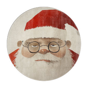Tabla De Cortar Tired Santa