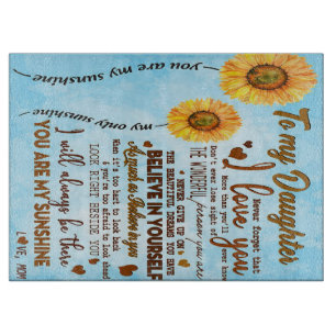 Tabla De Cortar To my daughter Special letter to my daughter