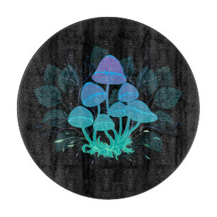 Tabla De Cortar Toadstools en Bushes