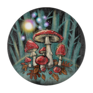 Tabla De Cortar Toadstools encantados