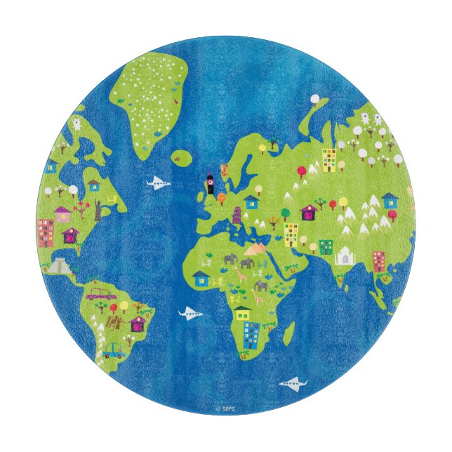 Tabla De Cortar Todo el mundo (Anverso)