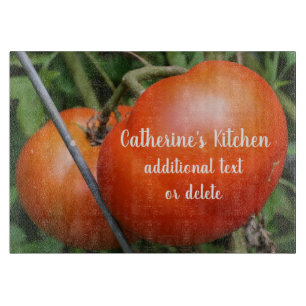 Tabla De Cortar Tomates de jardín rojo personalizados