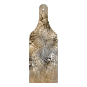 Tabla De Cortar Tones de la Tierra Resumen Textura moderna de arte