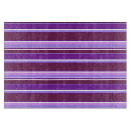 Tabla De Cortar Tonos de rayas violetas