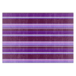 Tabla De Cortar Tonos de rayas violetas