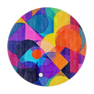 Tabla De Cortar Tonos superpuestos: Fusión abstracta