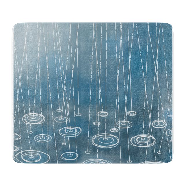Tabla De Cortar Tormenta de lluvia (Anverso)