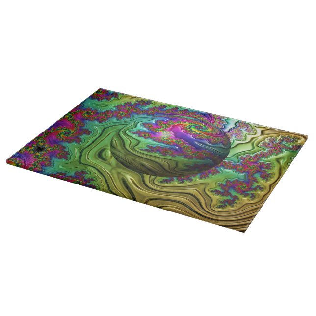 Tabla De Cortar Tormenta de nubes cósmica (Borde)