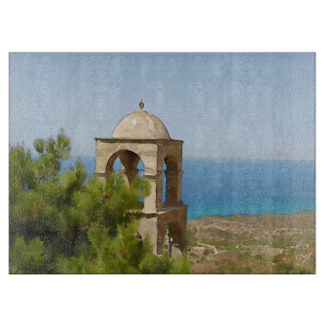 Tabla De Cortar Torre de campana acuática (Anverso)