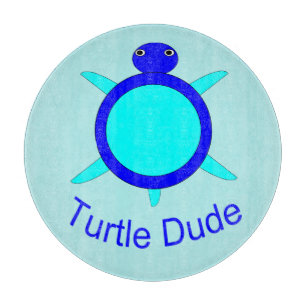 Tabla de cortar Tortuga Azul Brillante Tipo Duro