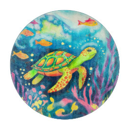 Tabla De Cortar Tortuga pintadora