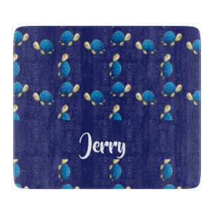 Tabla De Cortar tortugas azules