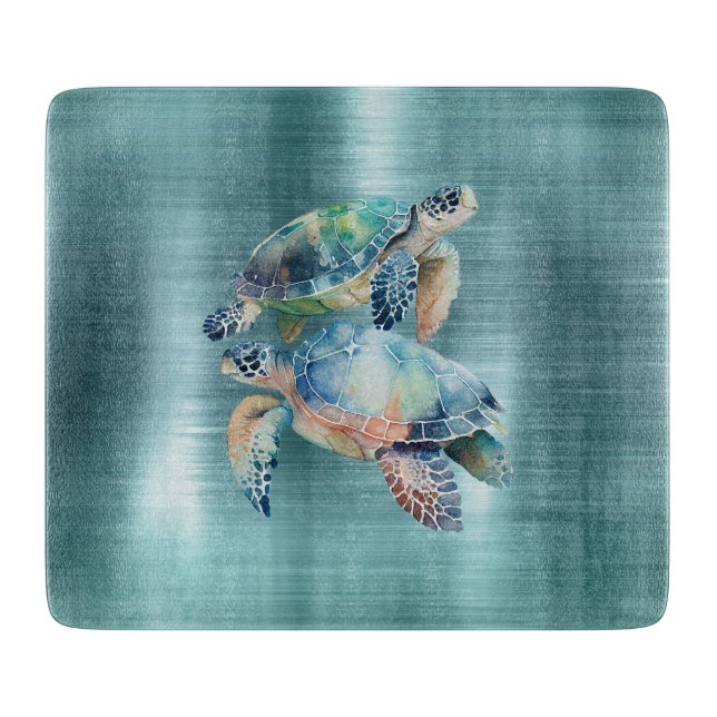Tabla De Cortar Tortugas marinas (Anverso)