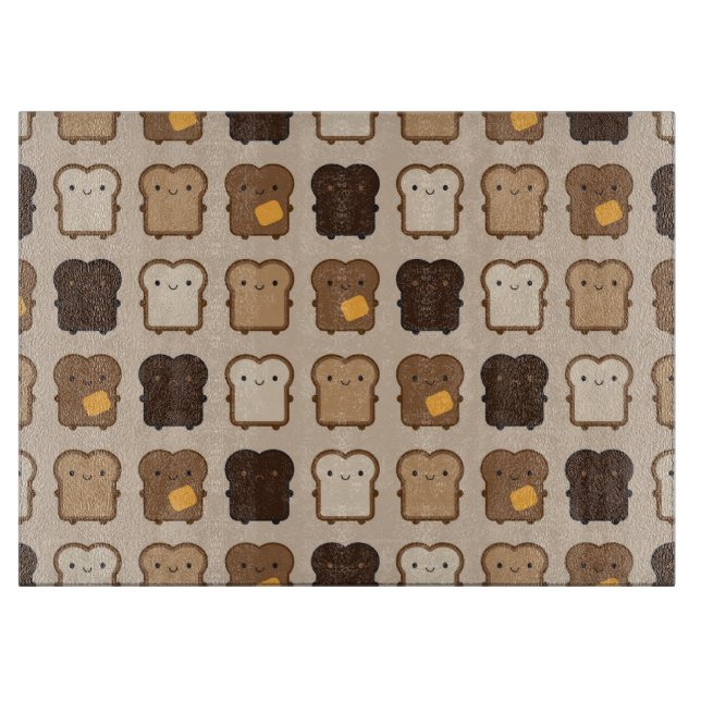 Tabla De Cortar Tostada de Kawaii (Anverso)