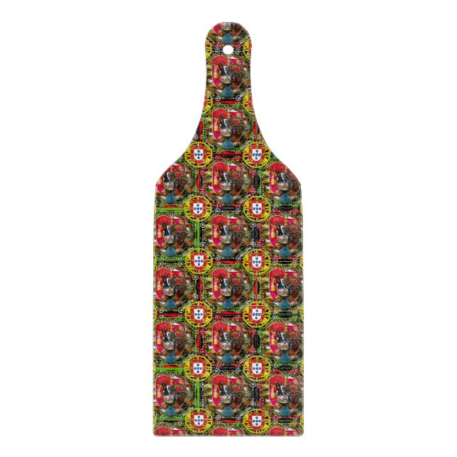 Tabla De Cortar Tote de diseños portugueses (Anverso)