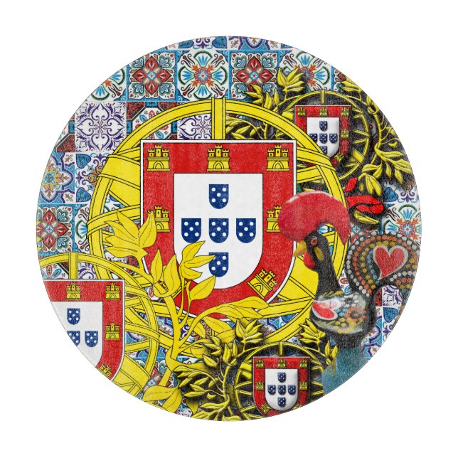 Tabla De Cortar Tote de diseños portugueses (Anverso)