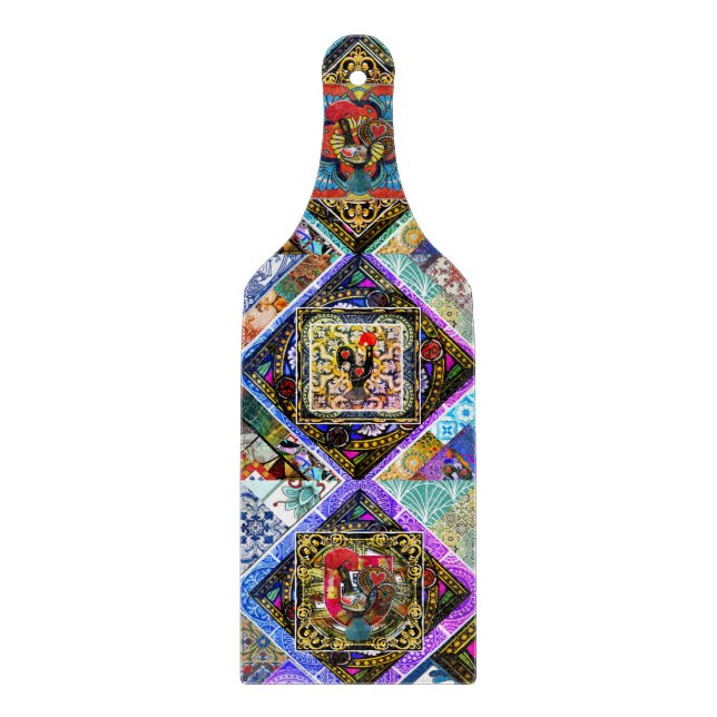Tabla De Cortar Tote de diseños portugueses (Anverso)
