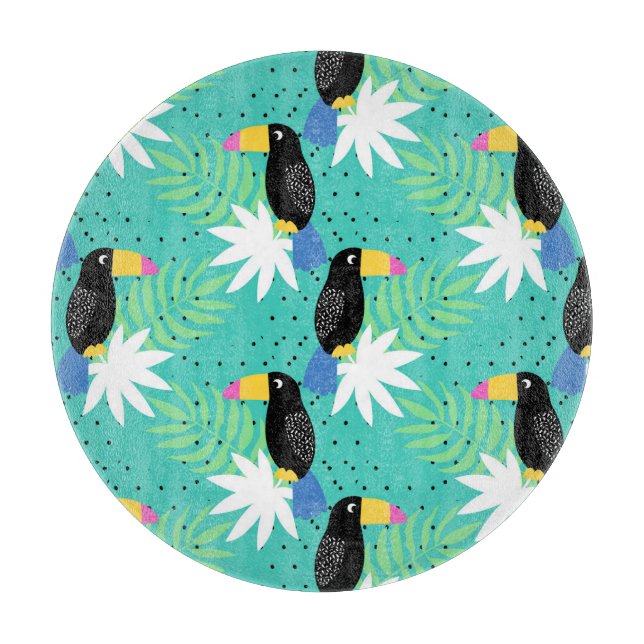 Tabla De Cortar Toucans en trullo (Anverso)