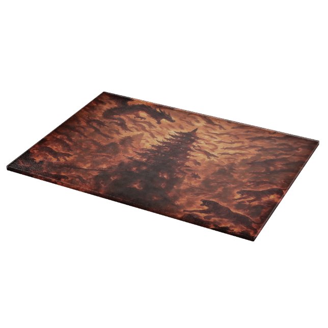 Tabla De Cortar Tower Fire Cutting Board (Borde)