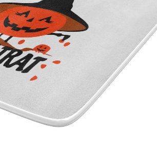 Tabla De Cortar Treck Trat Pumpkin Sonriente