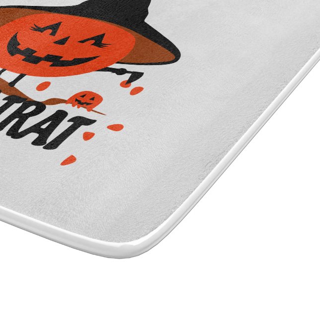 Tabla De Cortar Treck Trat Pumpkin Sonriente (Borde)
