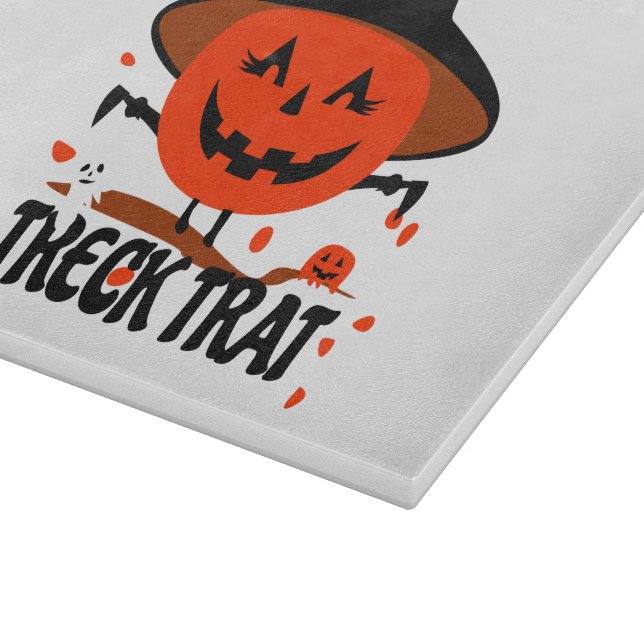 Tabla De Cortar Treck Trat Pumpkin Sonriente (Borde)