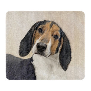 Tabla De Cortar Treeing Walker Coonhound Painting - Arte original
