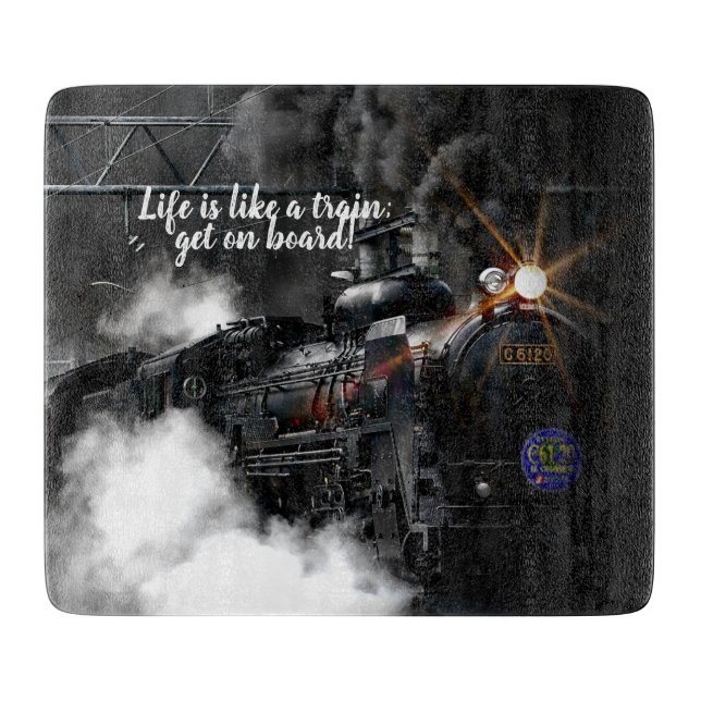 Tabla De Cortar Tren de vapor (Anverso)