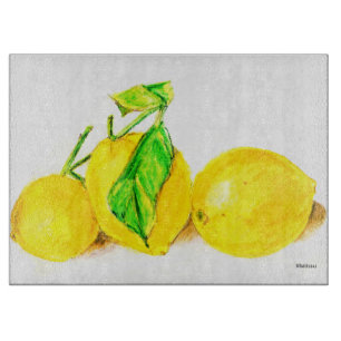 Tabla De Cortar tres limones