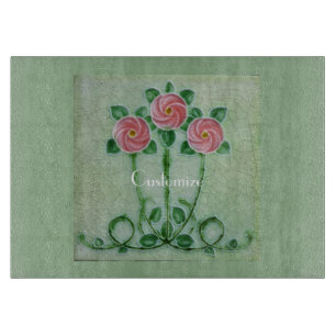 Tabla De Cortar Tres rosas rosadas Thunder_Cove