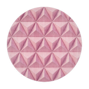 Tabla De Cortar Triángulos geométricos 3D: fondo minimalista.
