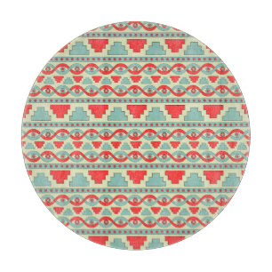 Tabla De Cortar Tribal Mesopotamiana: Diseño Étnico Sin Marea.
