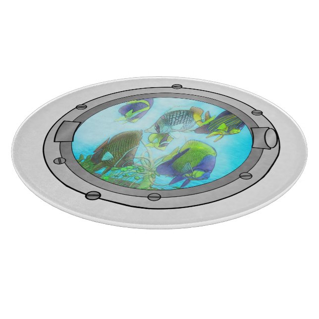 Tabla De Cortar Triplet Portholes (Borde)